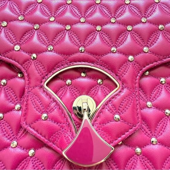 NWT!!! BVLGARI Divas Dream Bag Quilted Leather Medium Authentic Retail 1800$ - Picture 3 of 13
